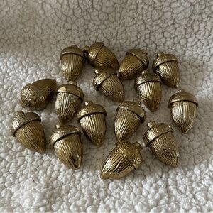 Gold Acorn Decorative Accents